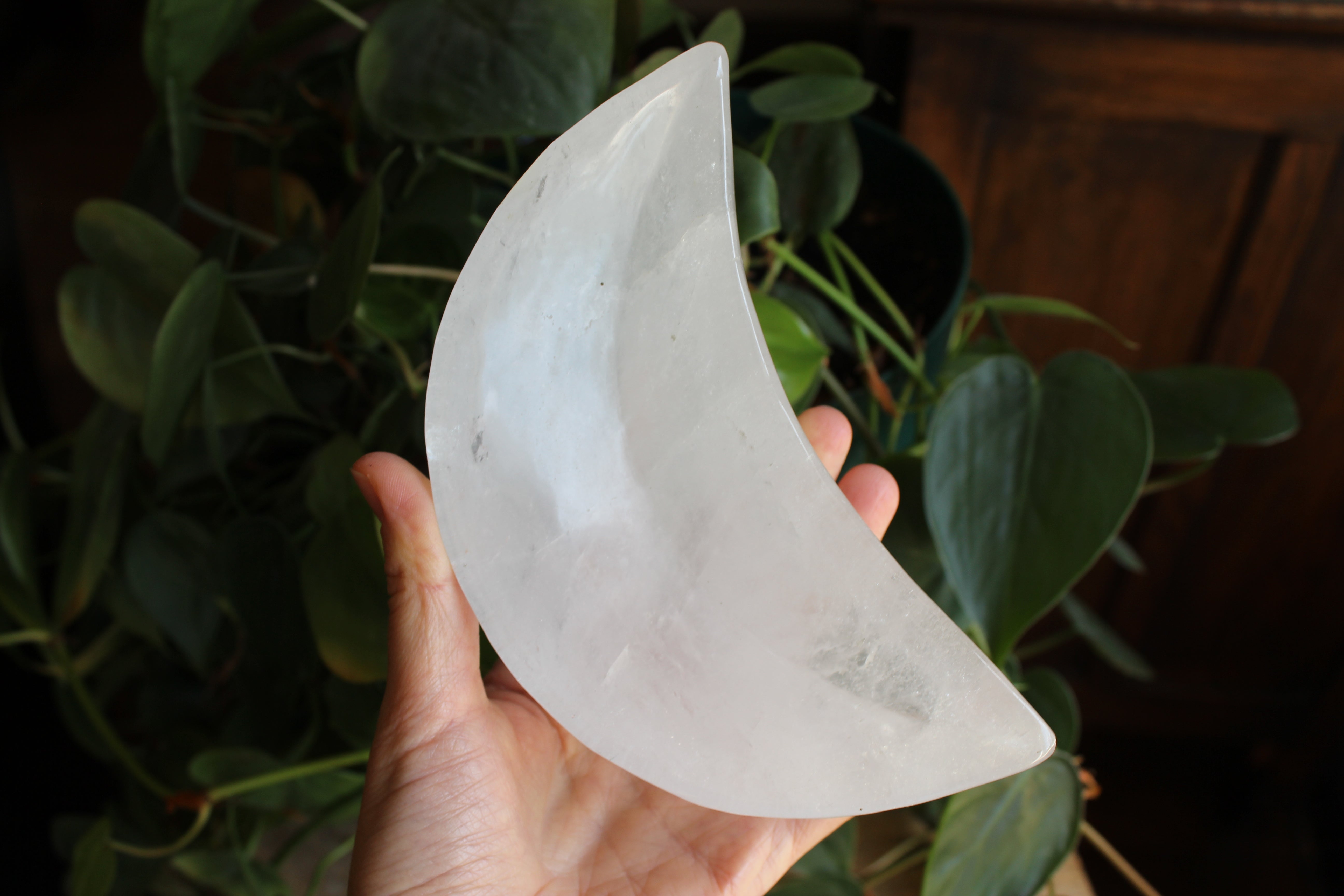 Quartz moon dish 1, new