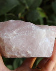 Rose quartz candle holder 1, new