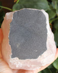 Rose quartz candle holder 3, new