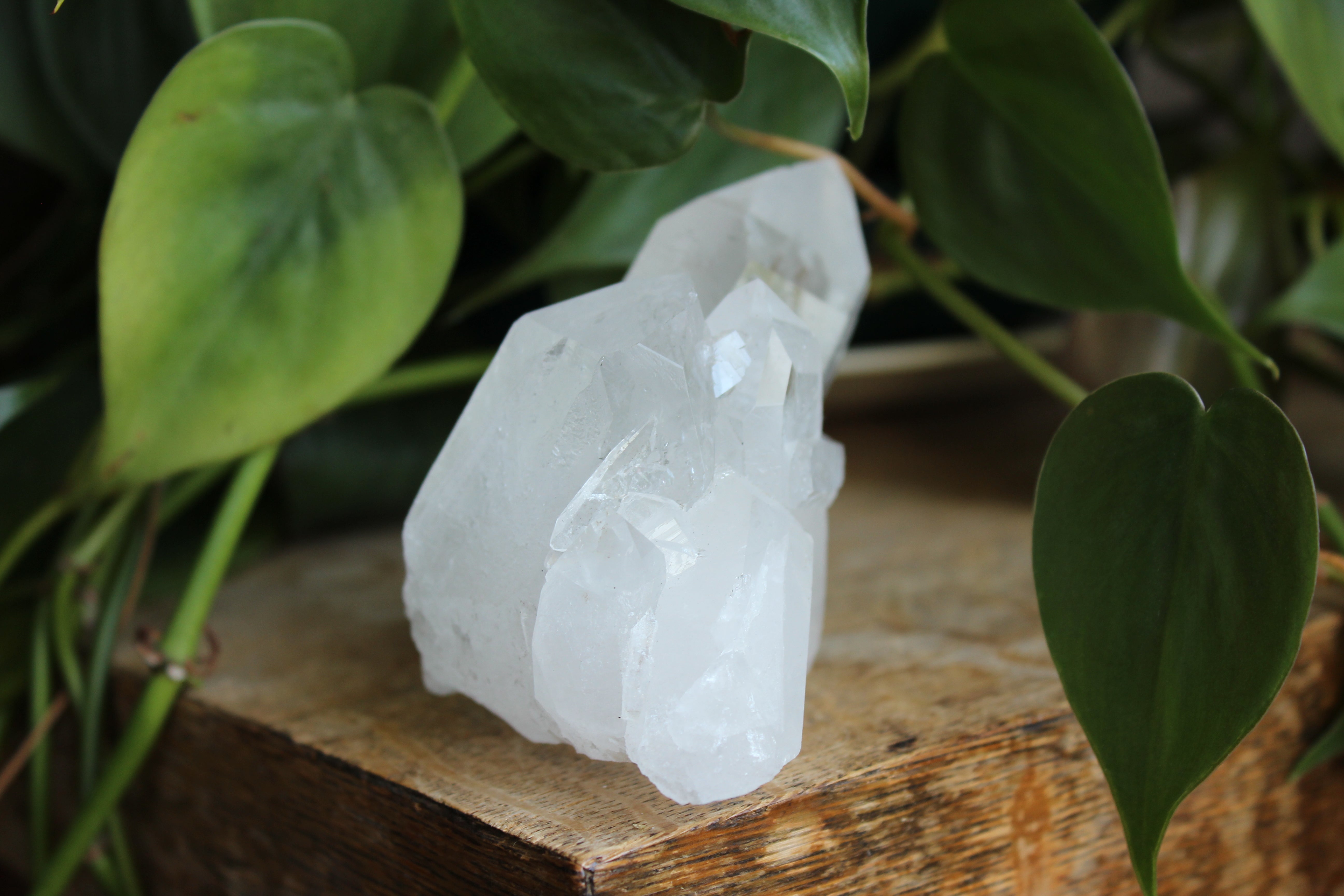 Clear quartz cluster 1, new