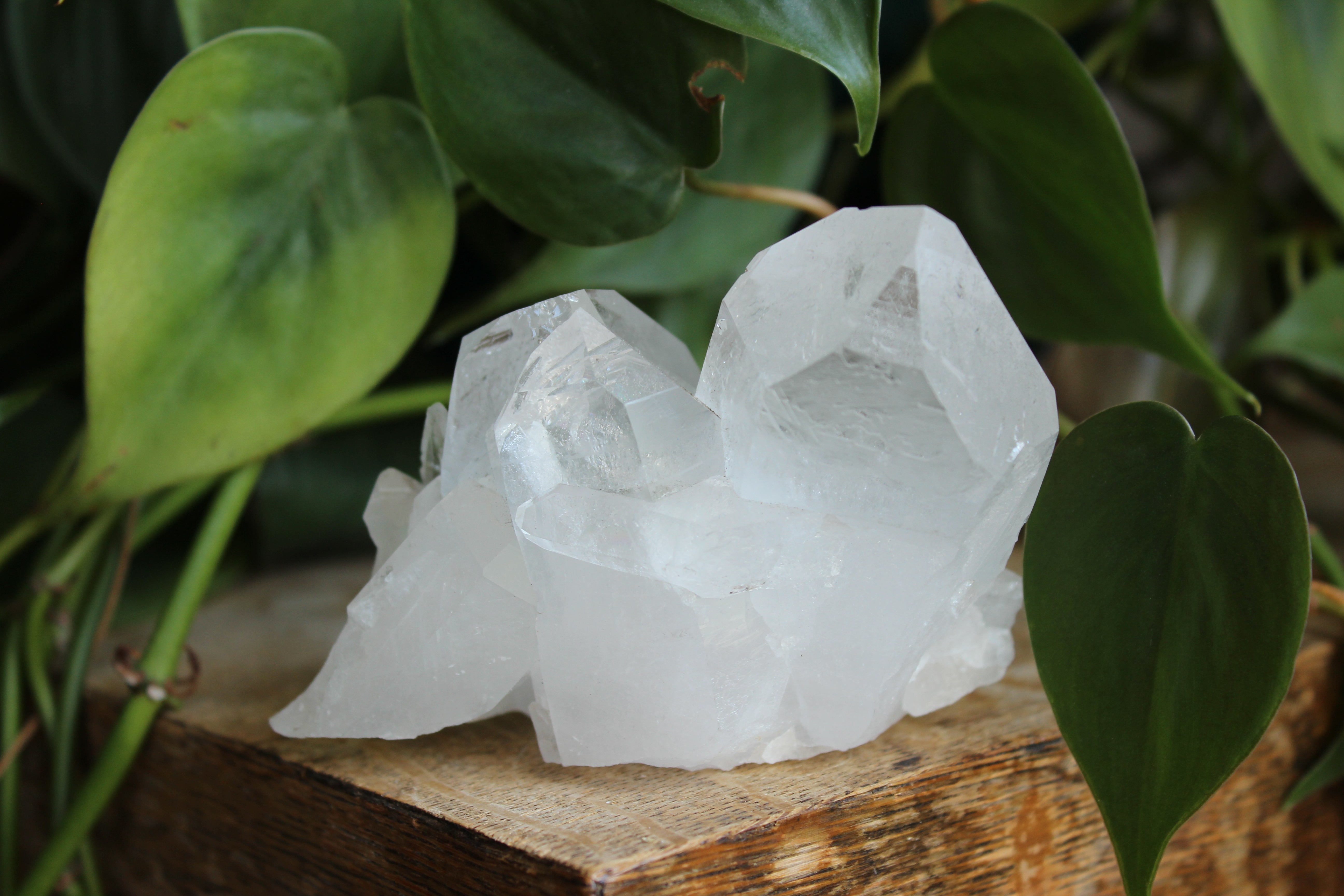 Clear quartz cluster 1, new