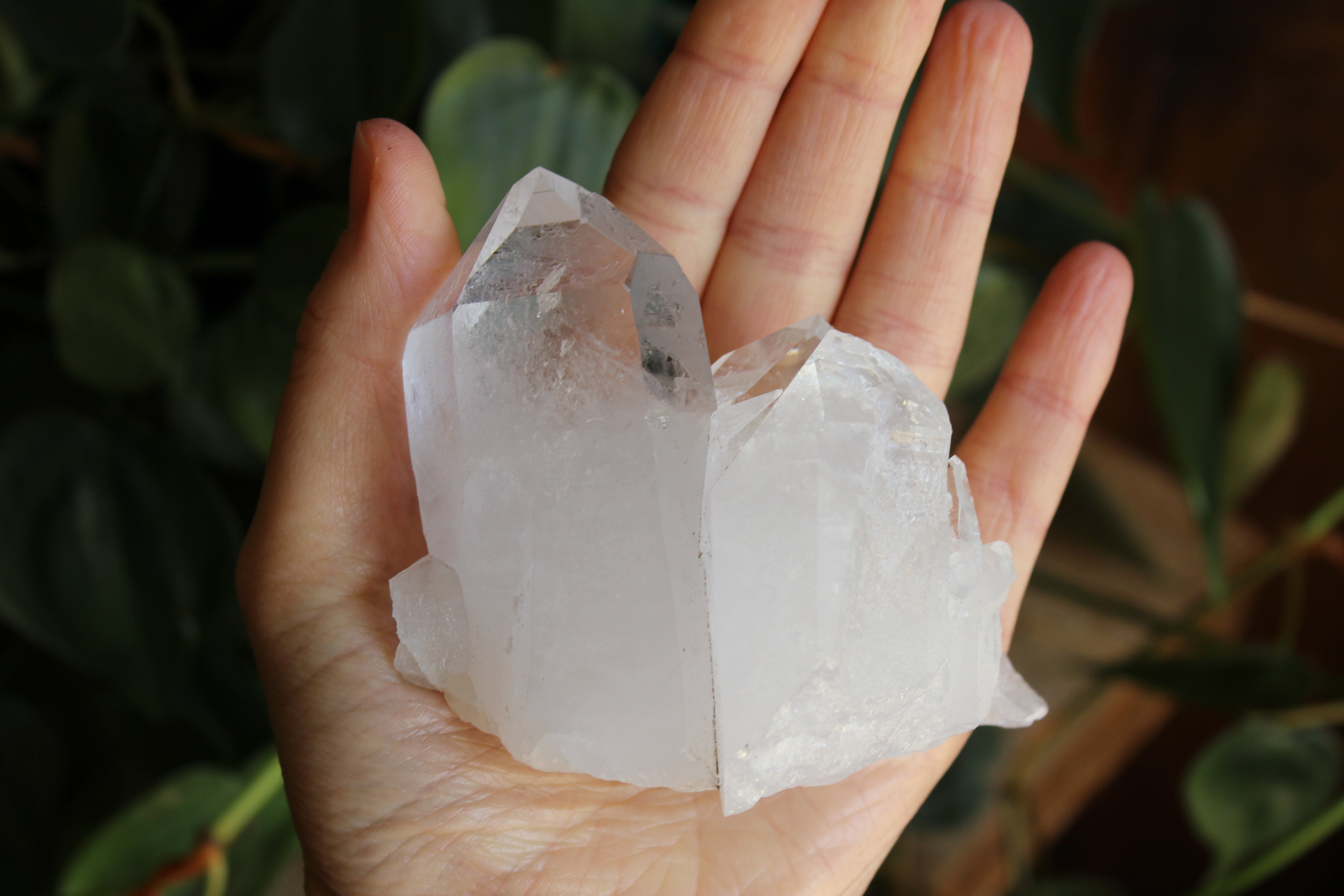 Clear quartz cluster 1, new