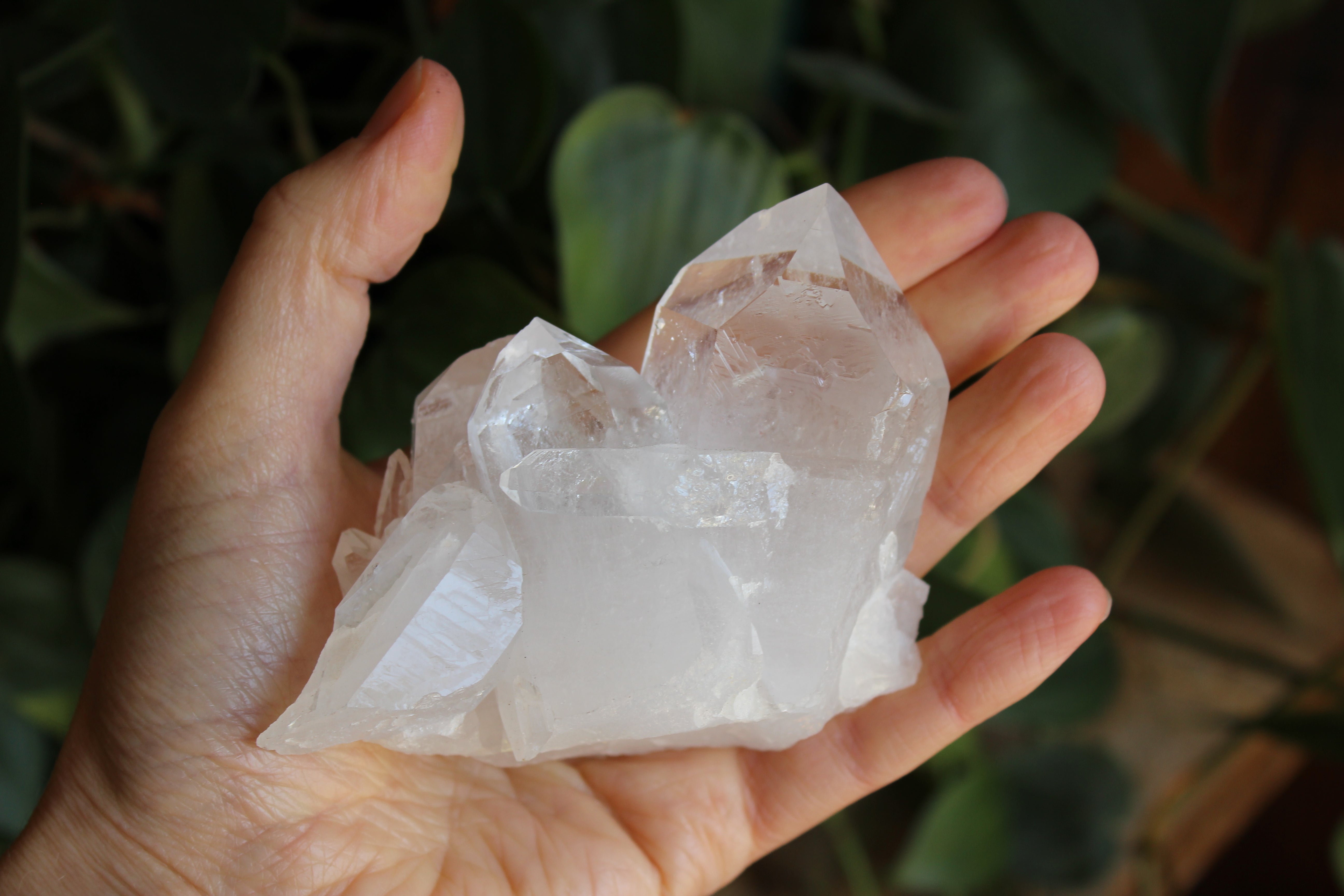 Clear quartz cluster 1, new