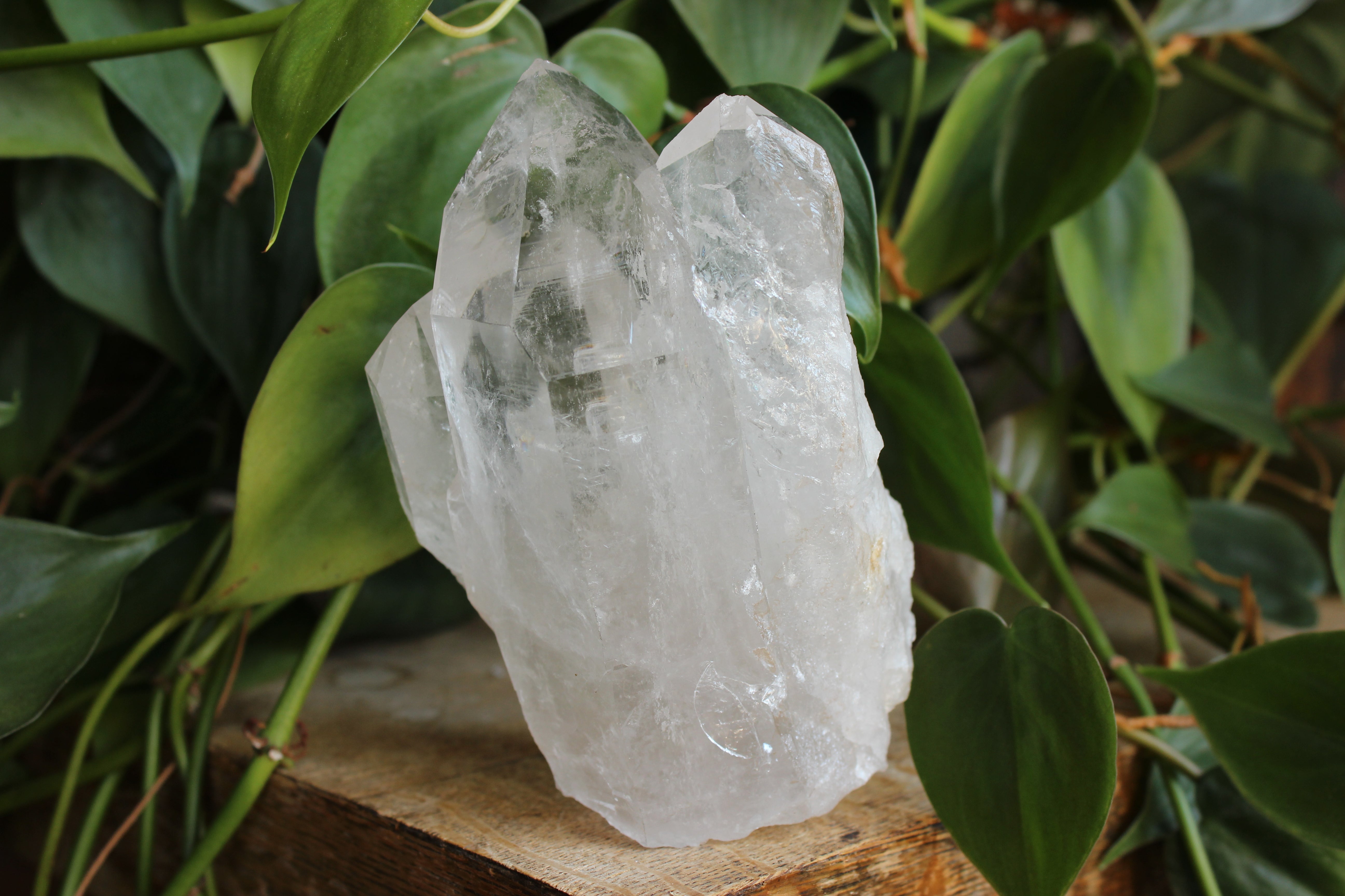 Clear quartz cluster 2, new