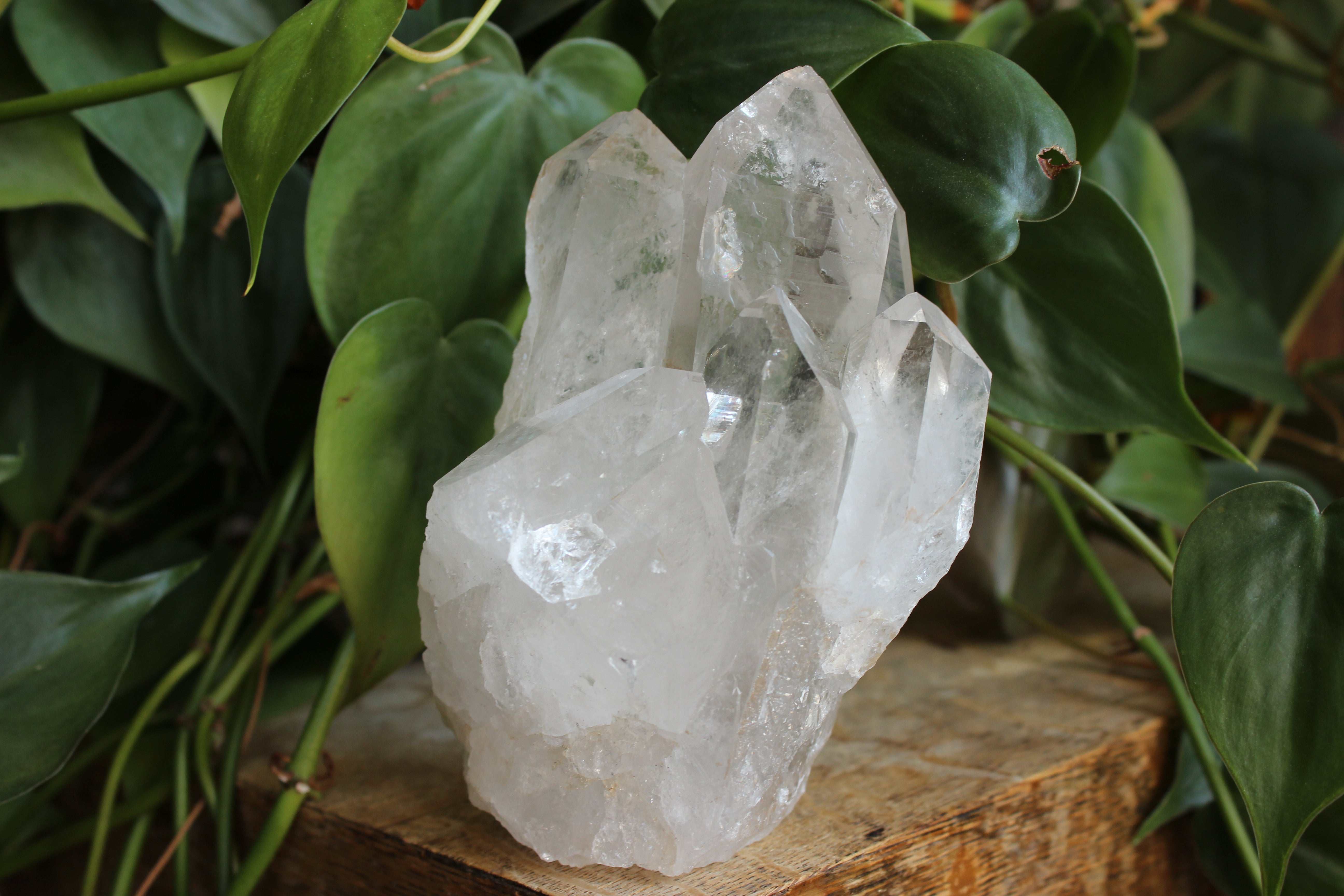 Clear quartz cluster 2, new