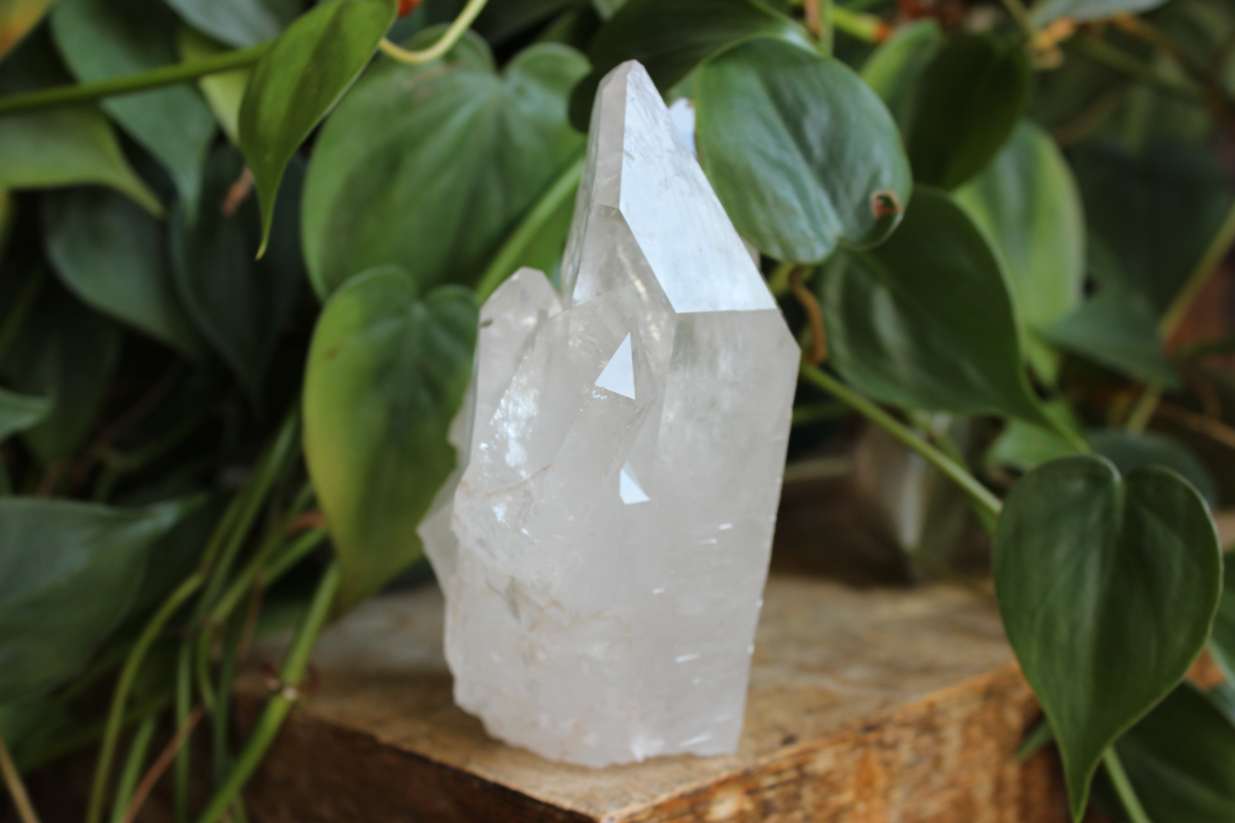 Clear quartz cluster 2, new