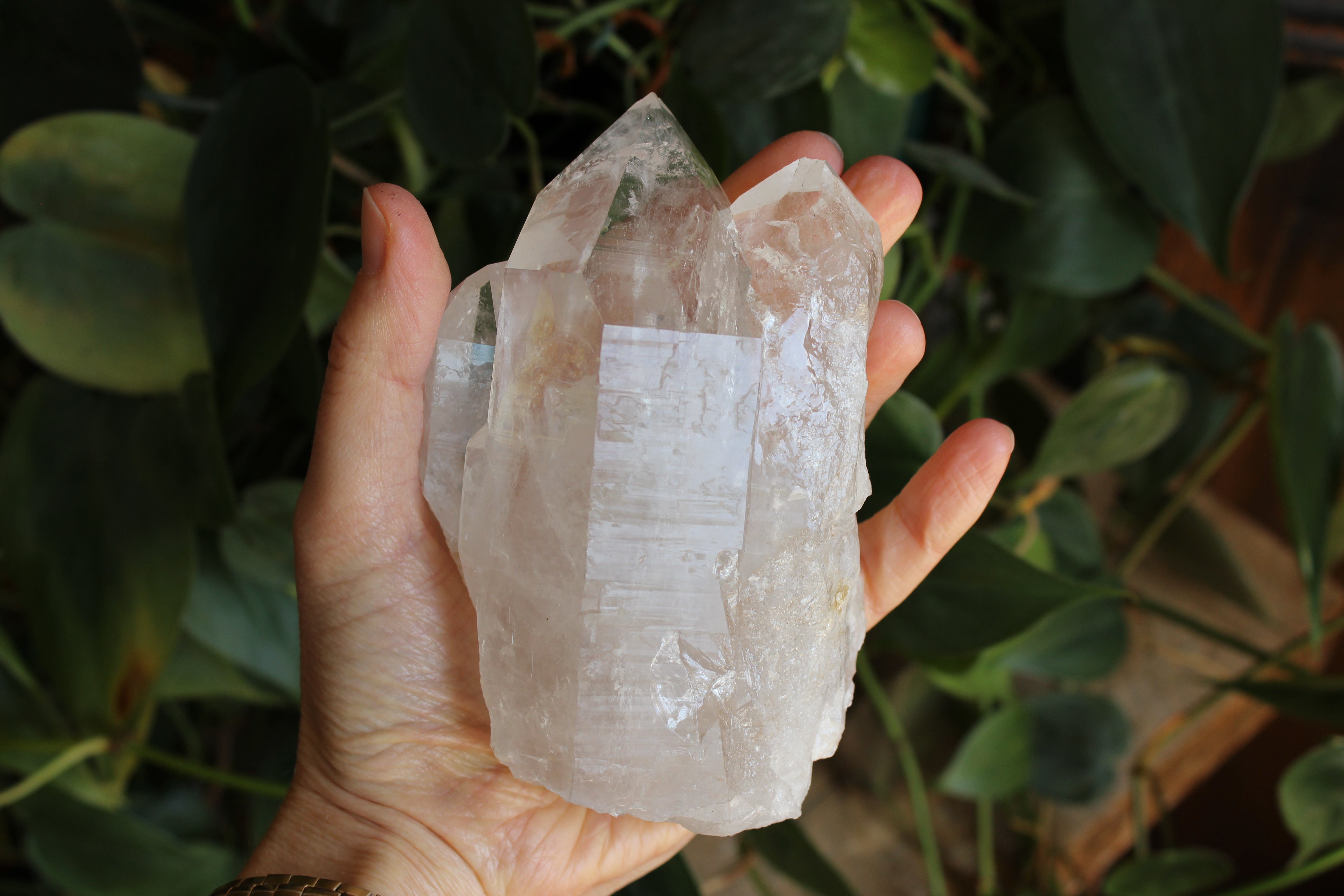 Clear quartz cluster 2, new