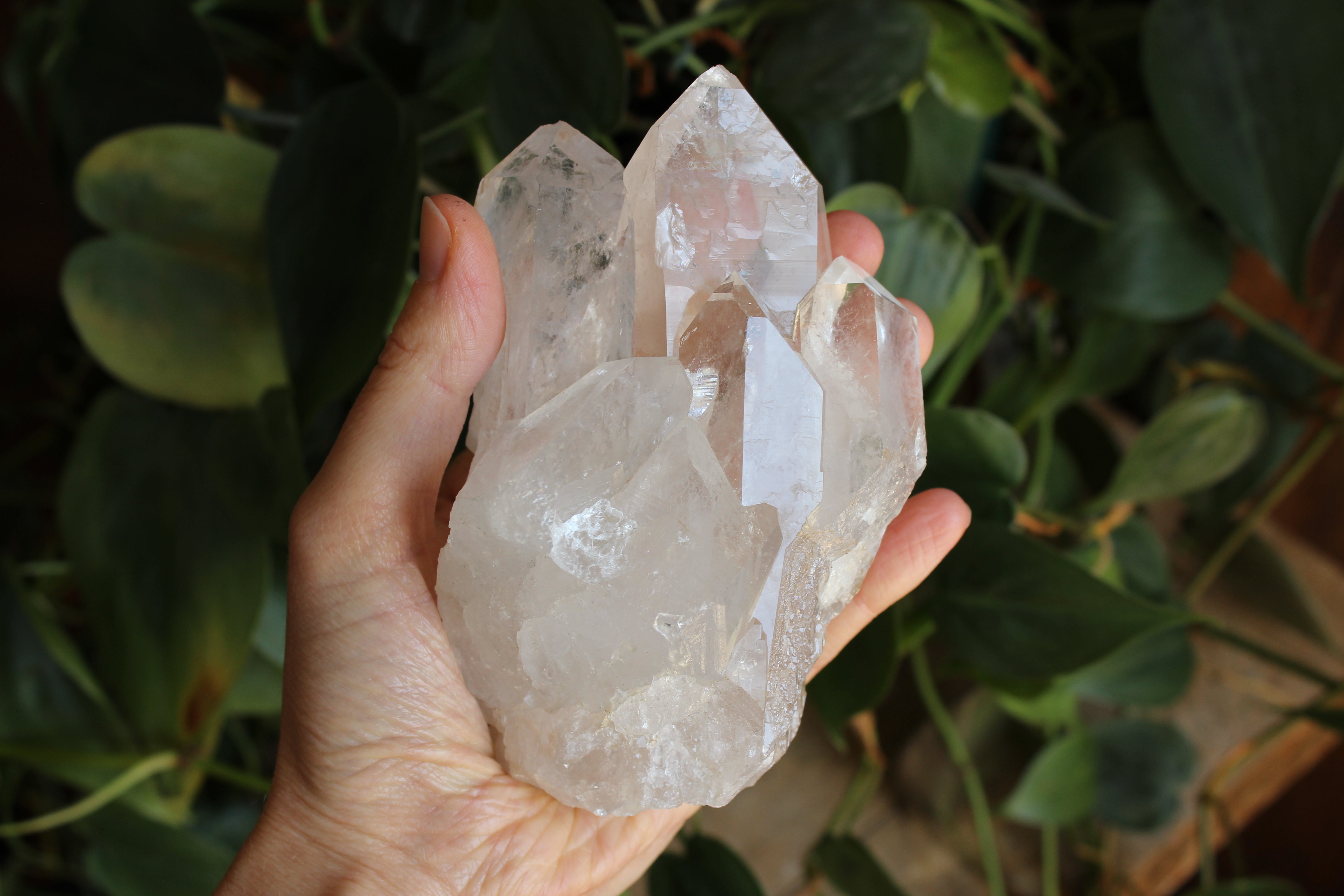 Clear quartz cluster 2, new