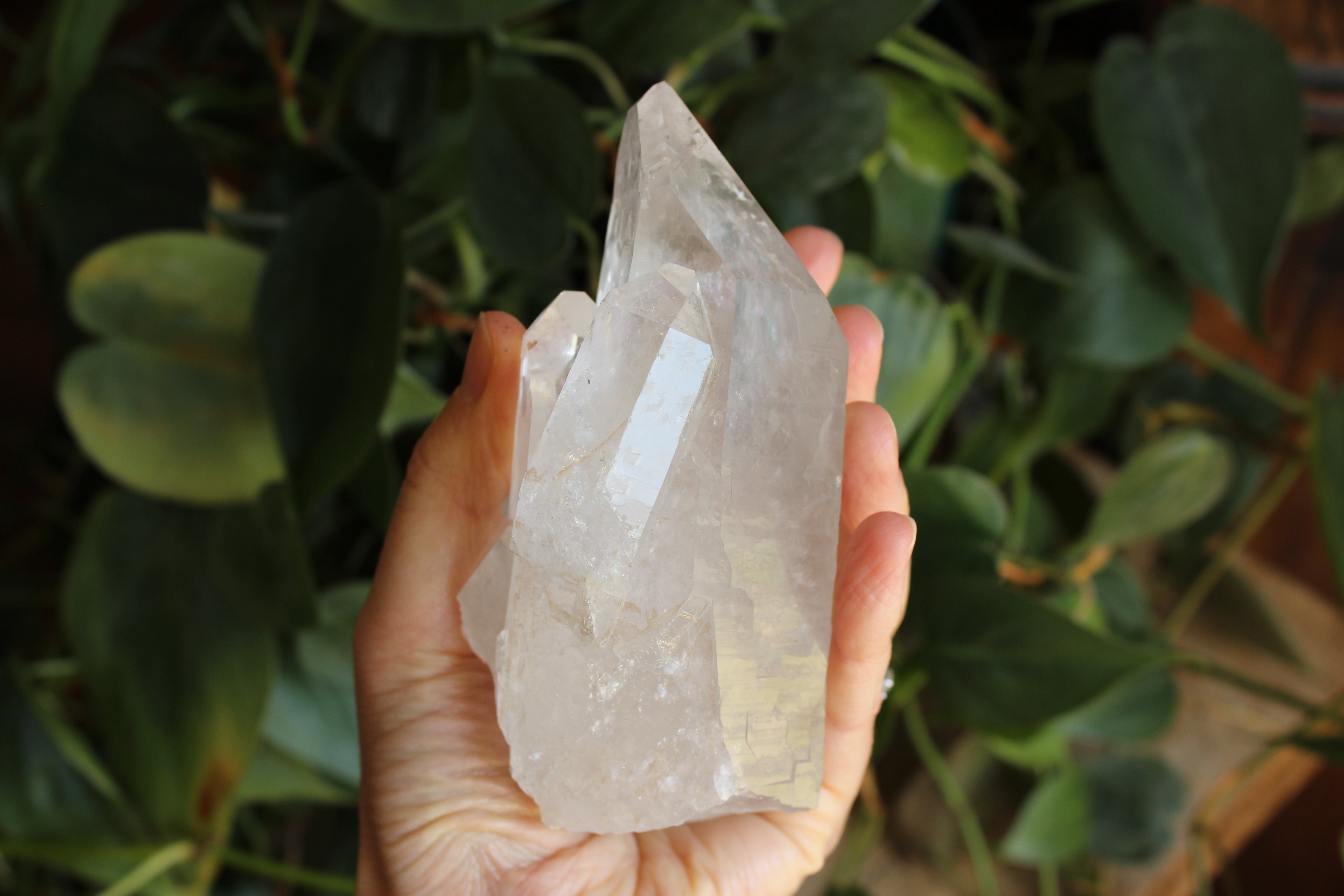 Clear quartz cluster 2, new