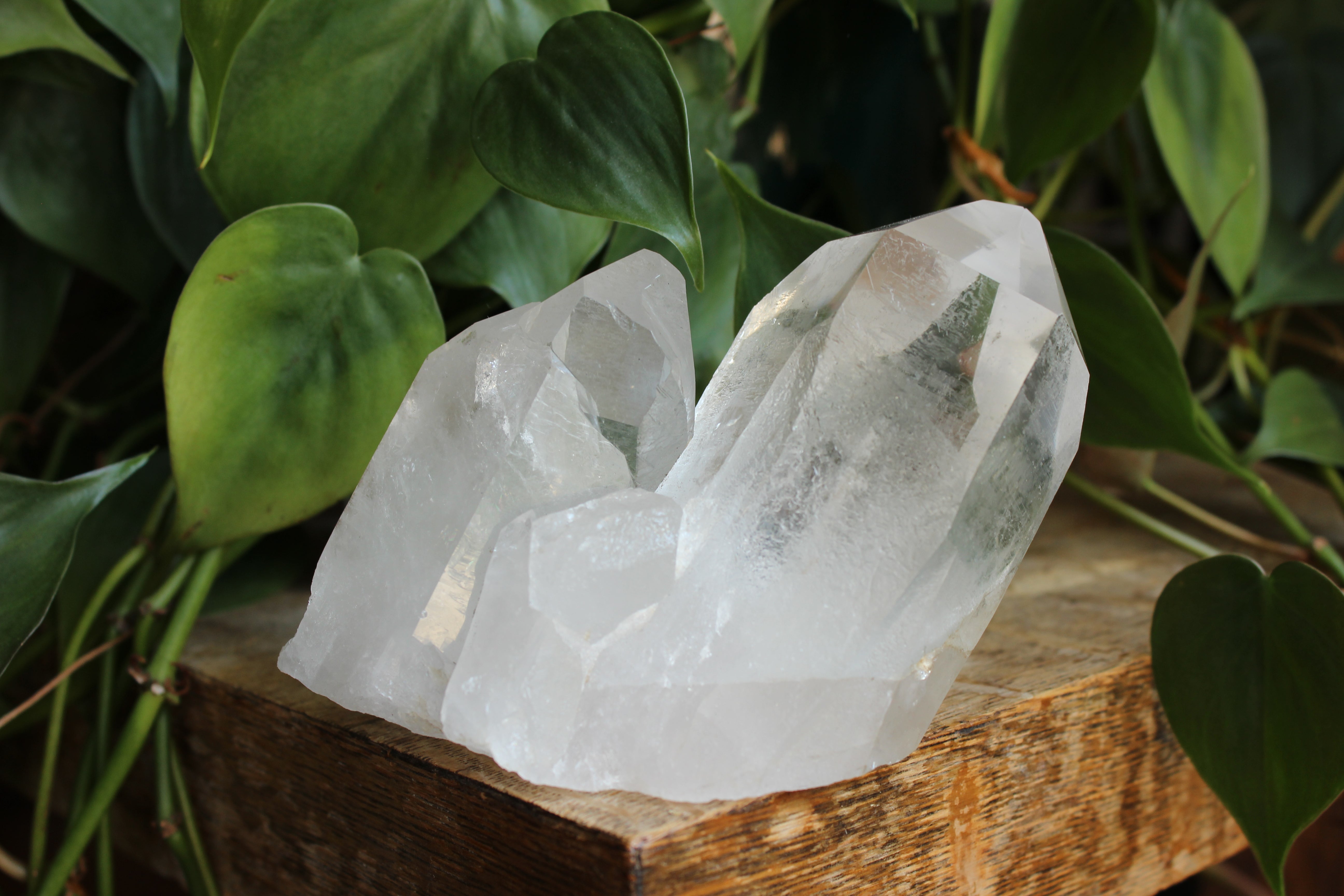 Clear quartz cluster 3, new