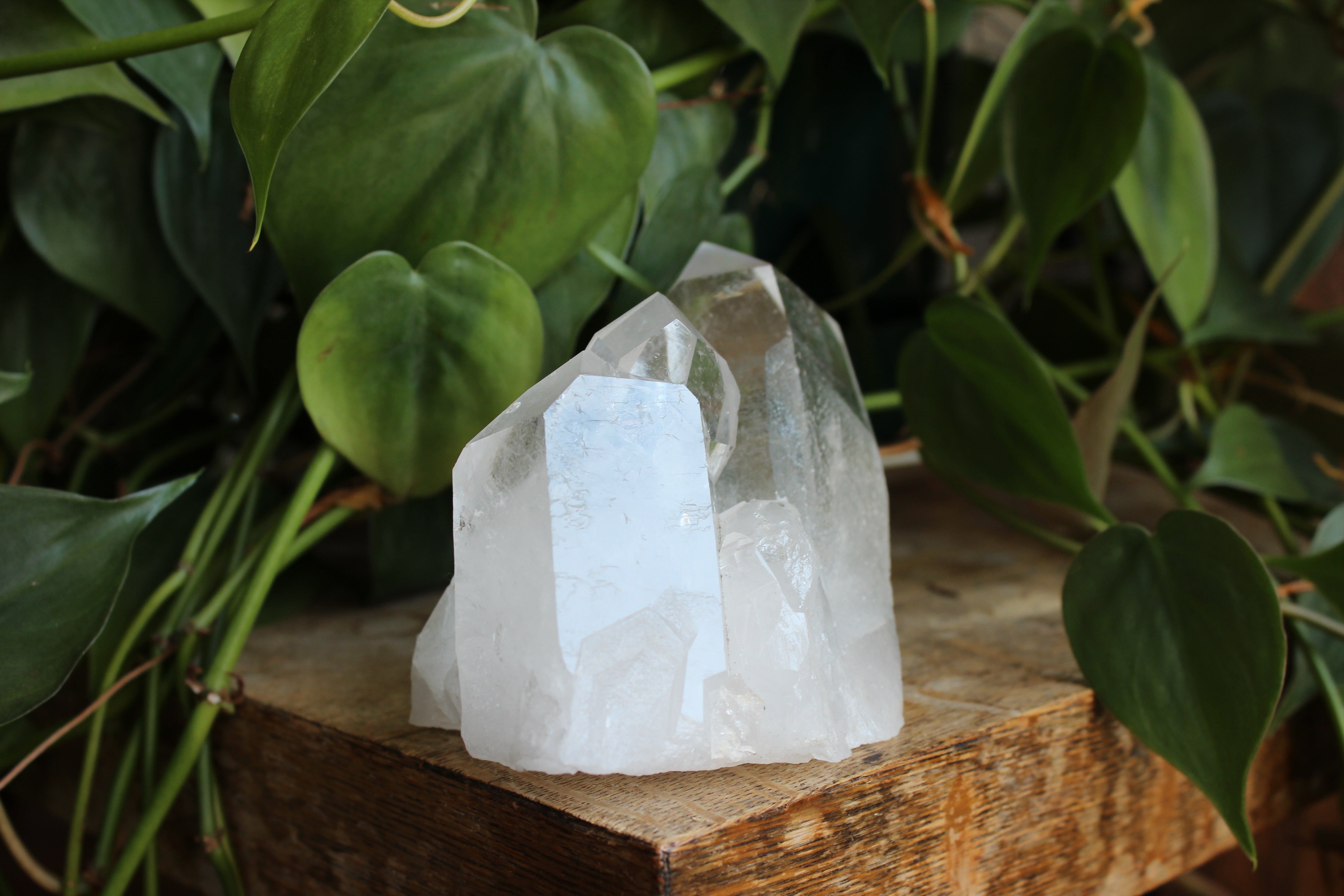 Clear quartz cluster 3, new