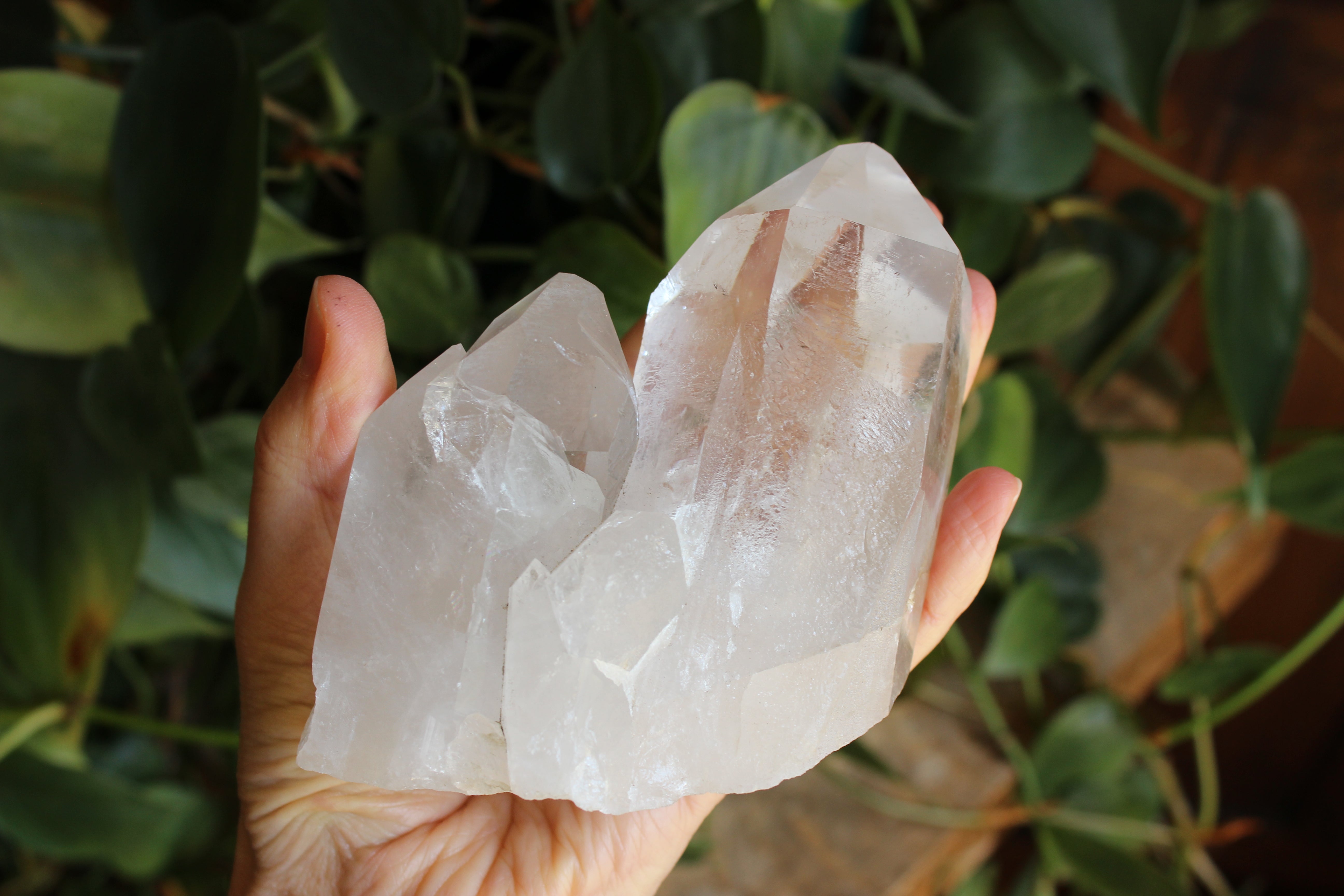 Clear quartz cluster 3, new