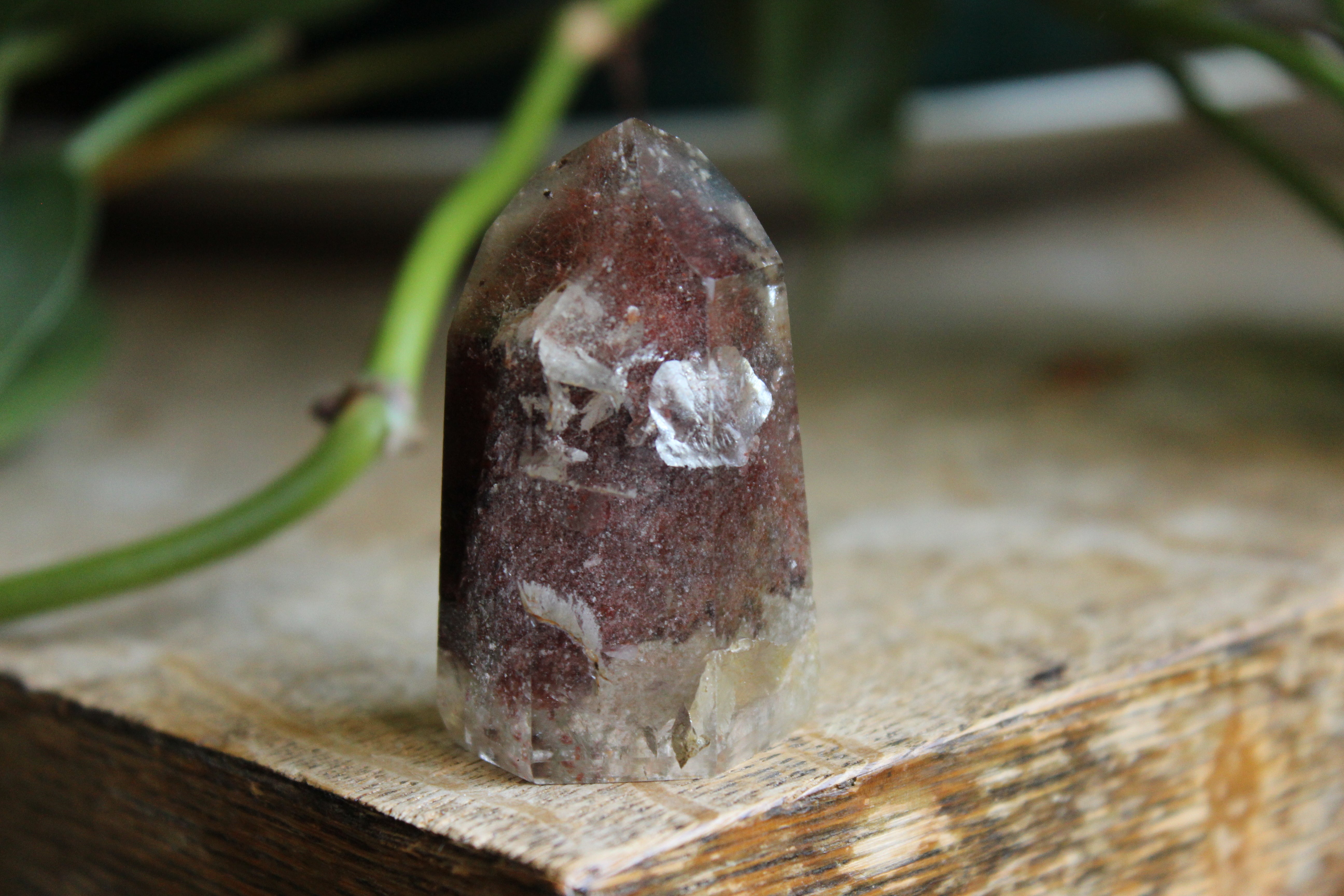 Rutile amphibole quartz tower 2, new