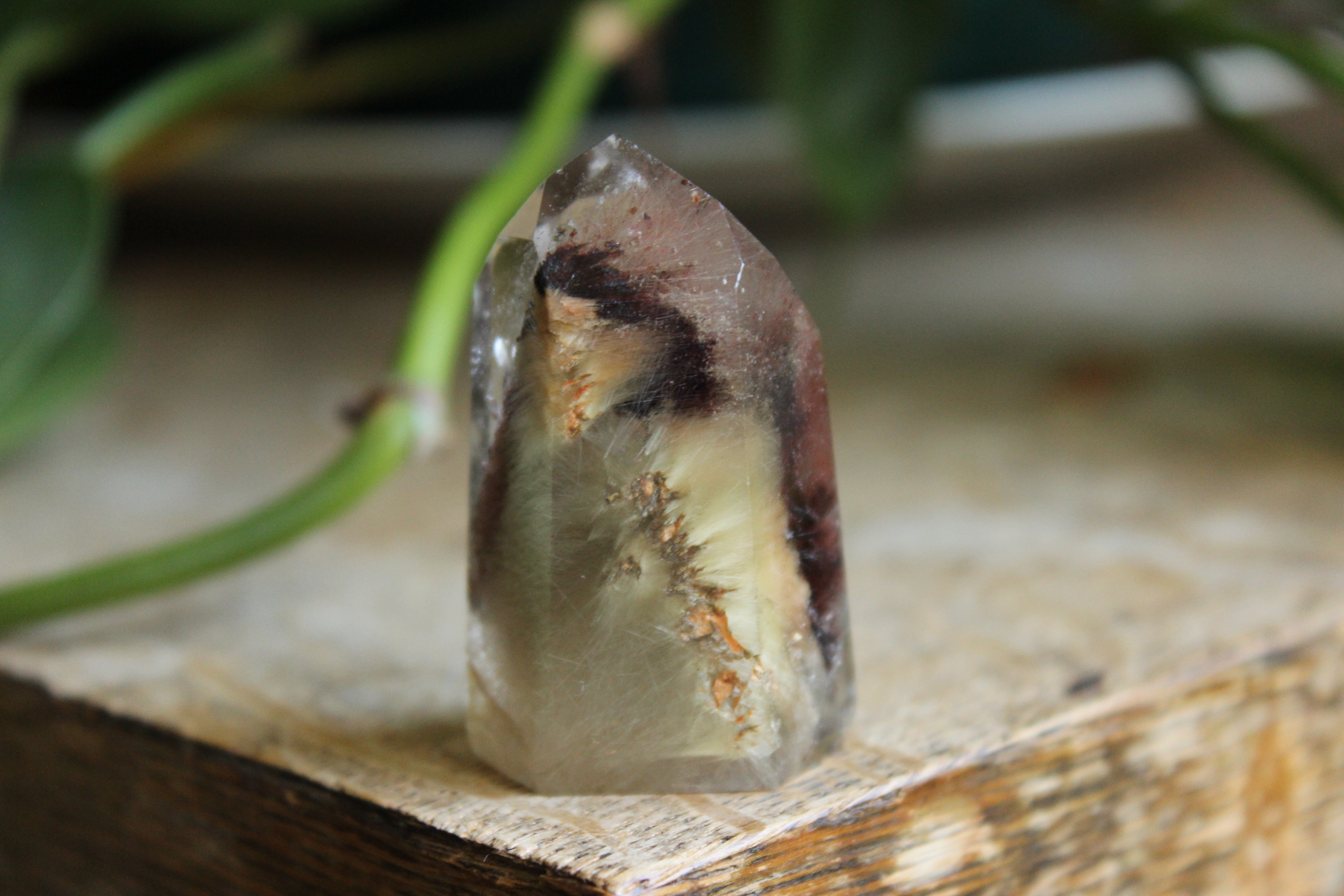 Rutile amphibole quartz tower 2, new