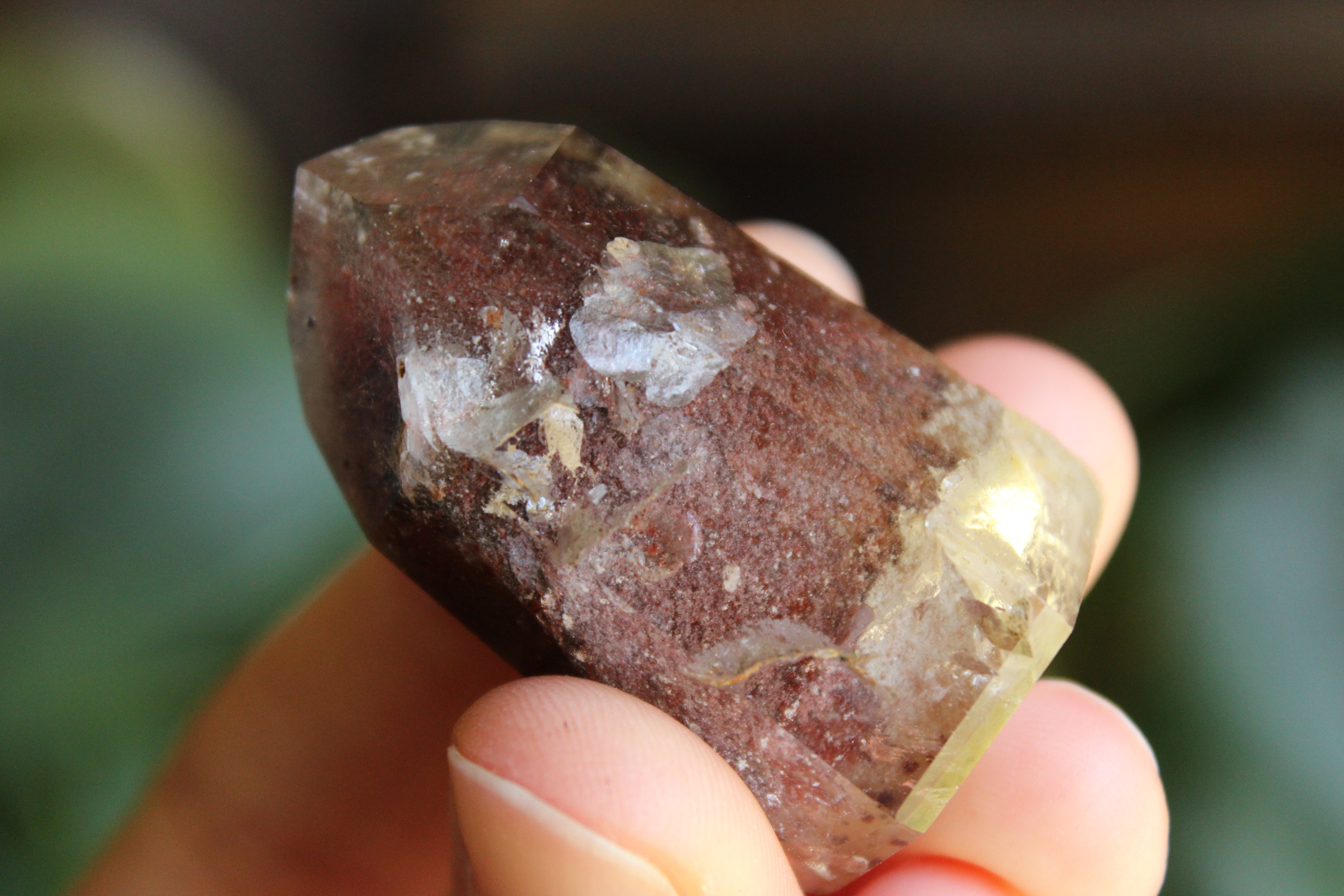 Rutile amphibole quartz tower 2, new