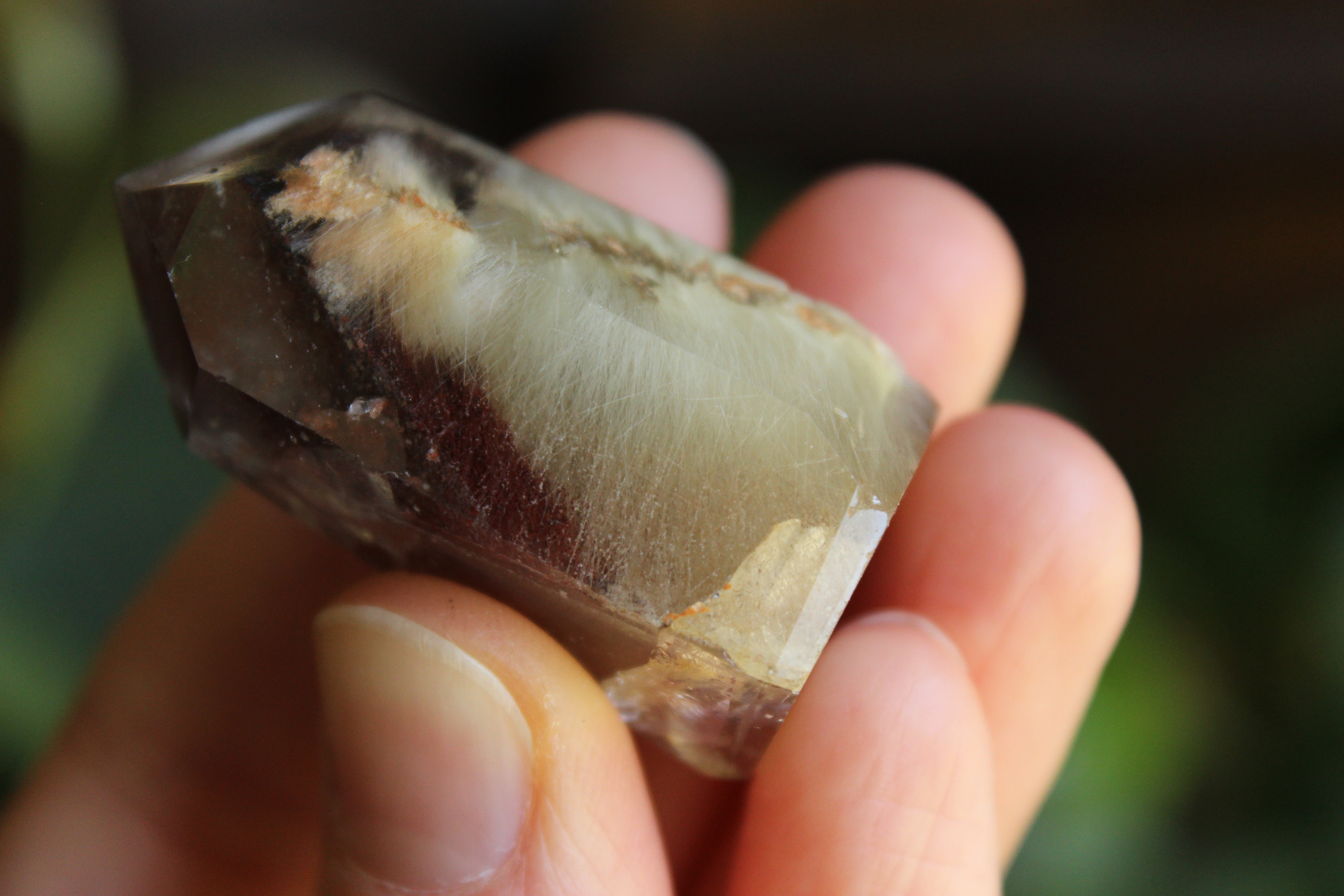 Rutile amphibole quartz tower 2, new