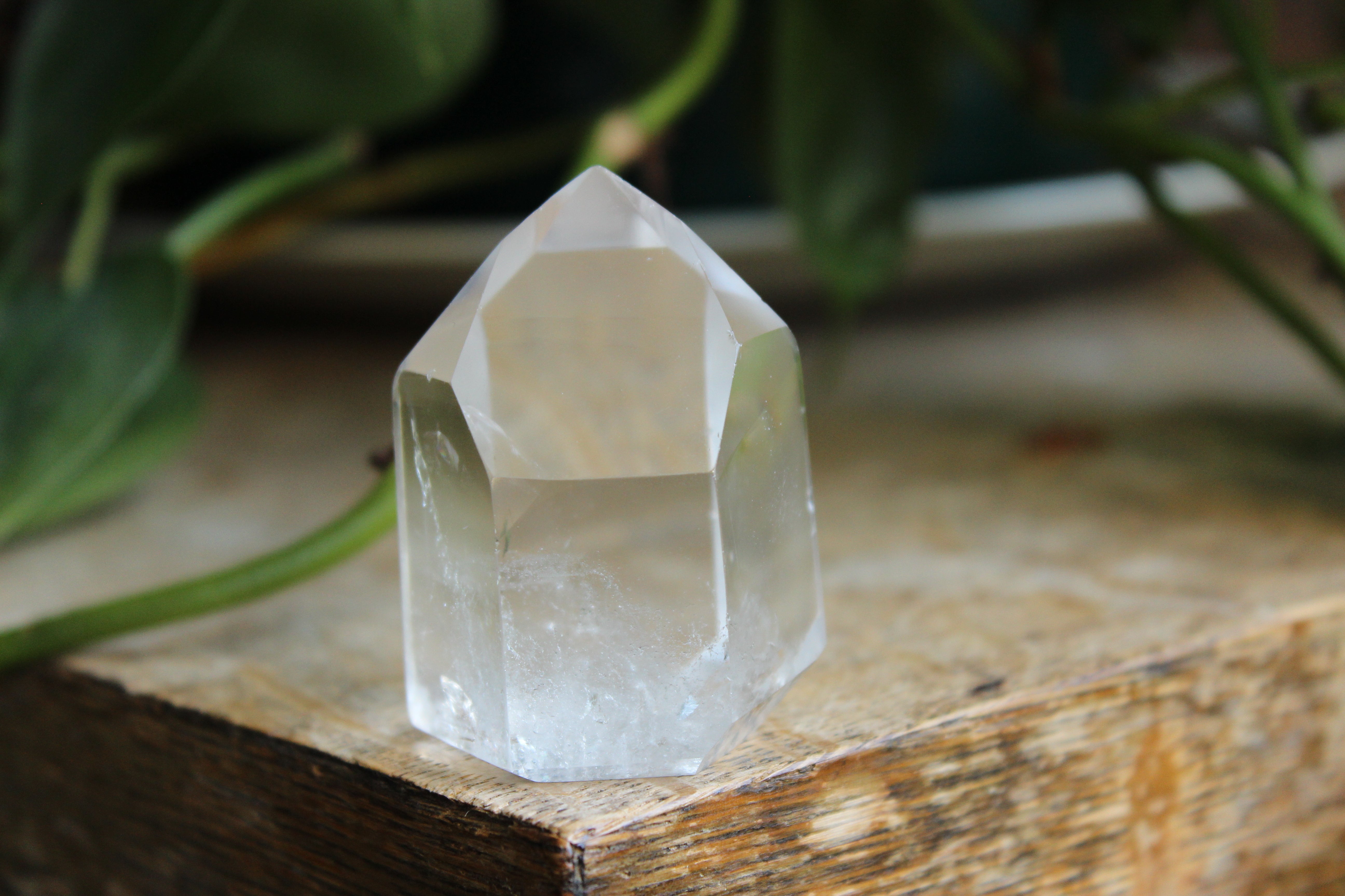 Clear quartz tower 6, new