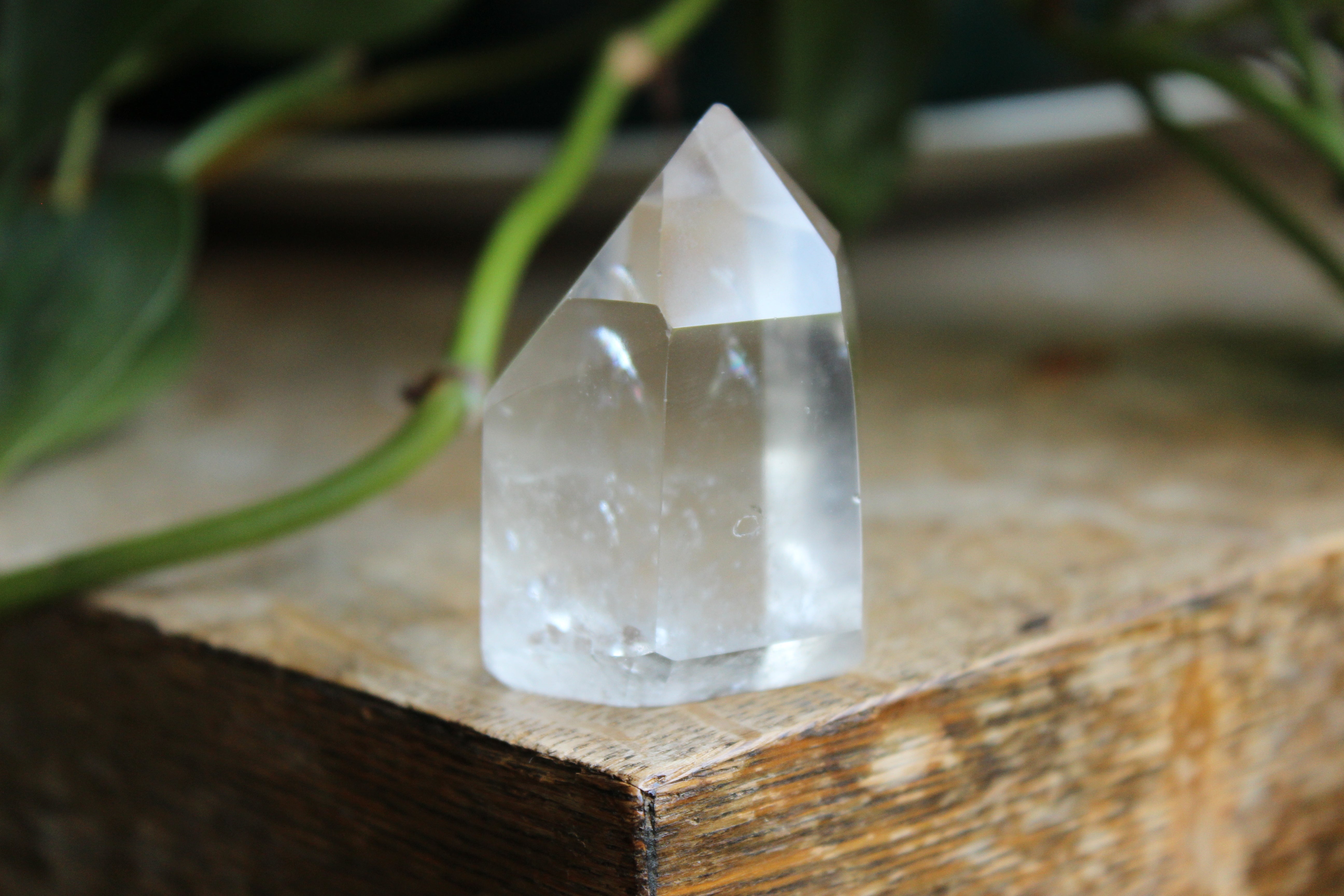 Clear quartz tower 6, new