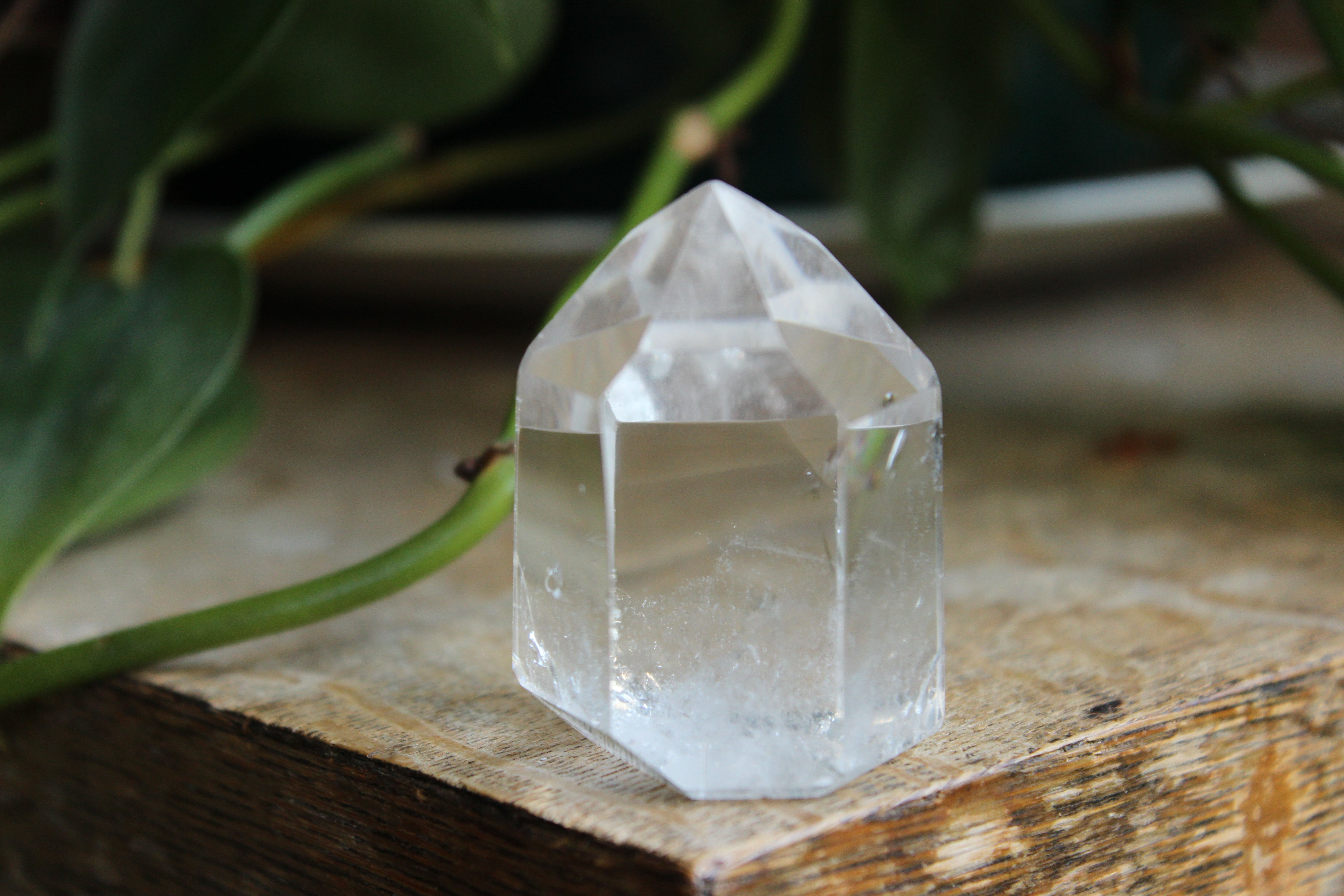 Clear quartz tower 6, new