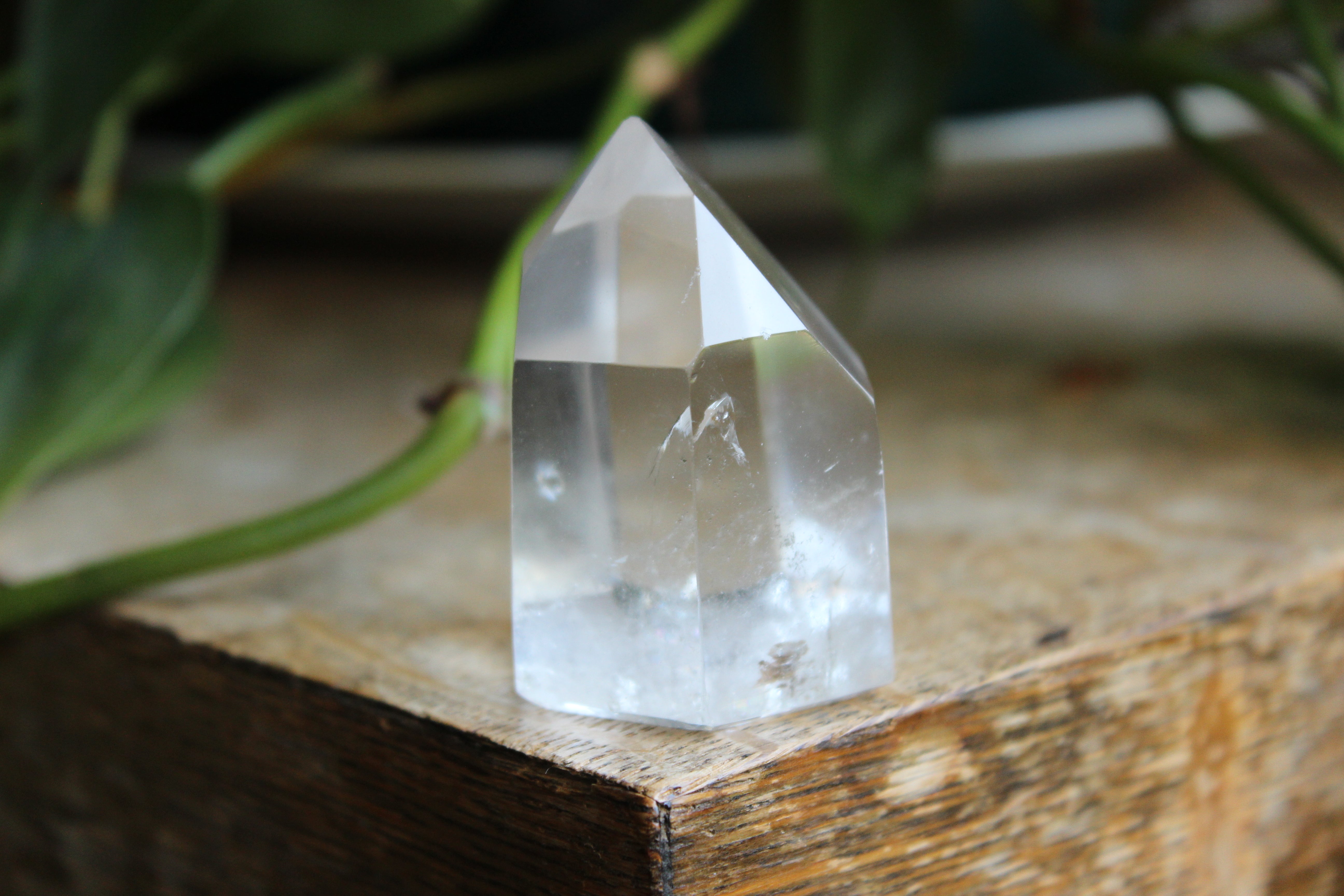 Clear quartz tower 6, new
