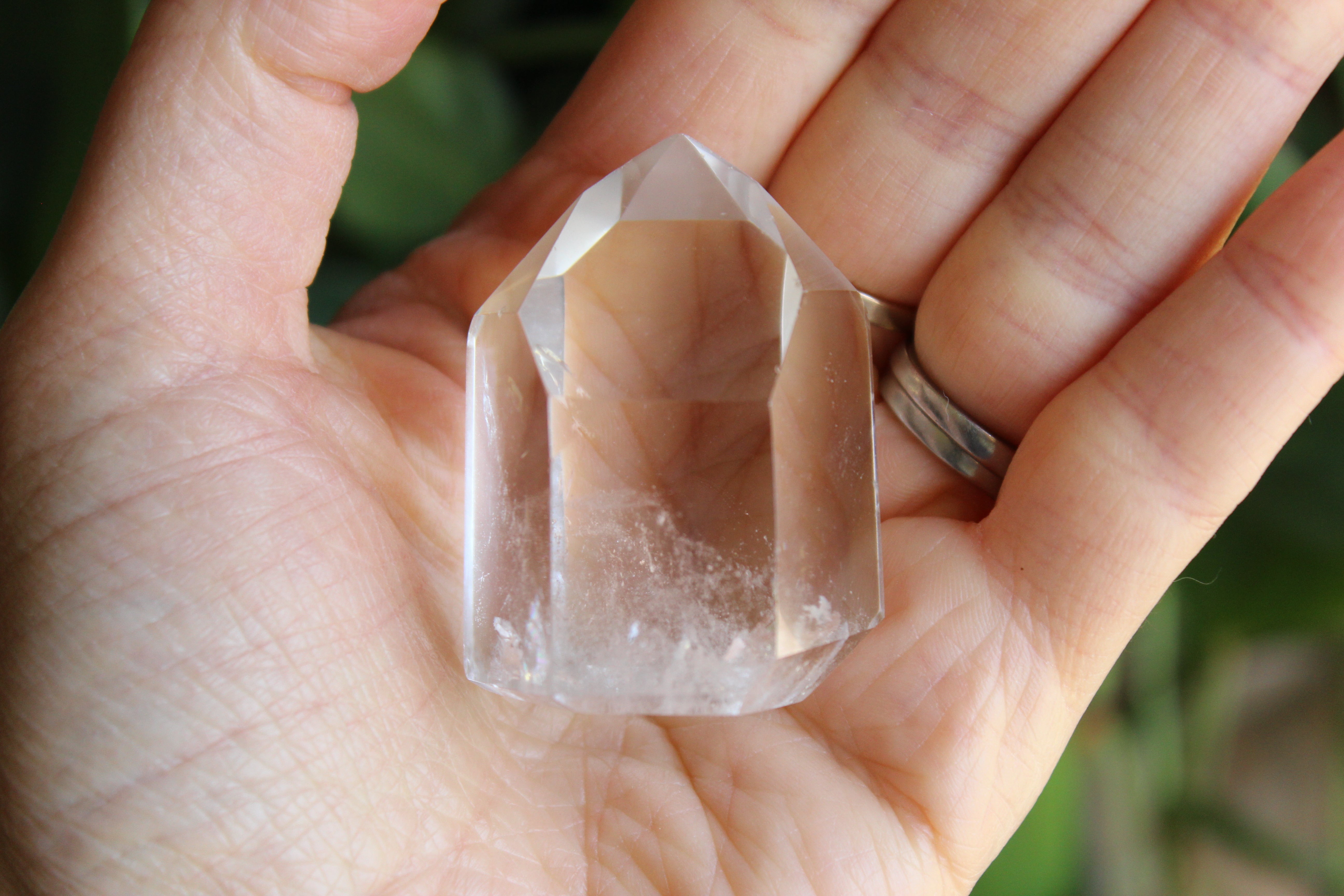 Clear quartz tower 6, new