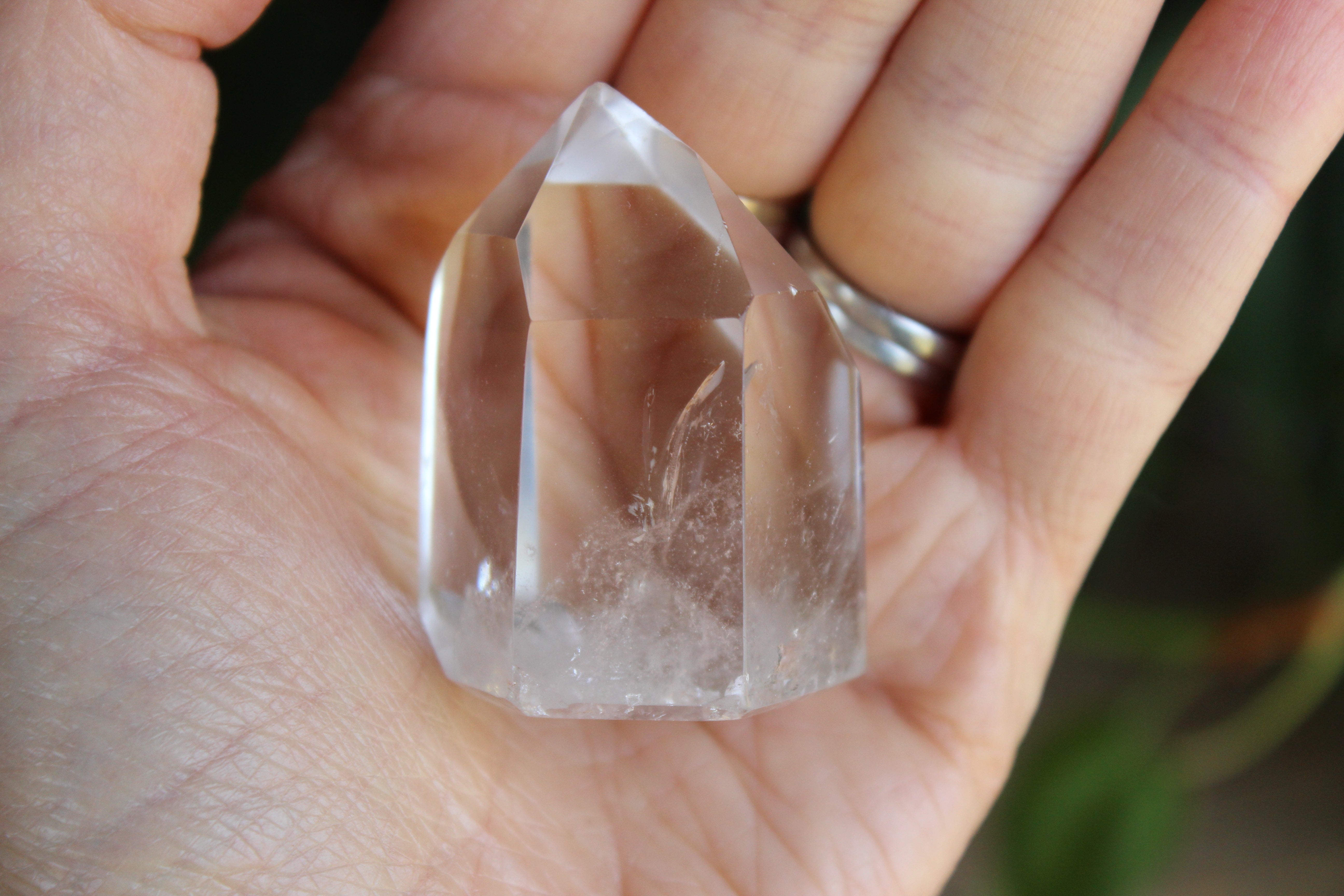 Clear quartz tower 6, new