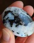 Rainbow moonstone pocket stone 1, new