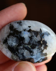 Rainbow moonstone pocket stone 1, new