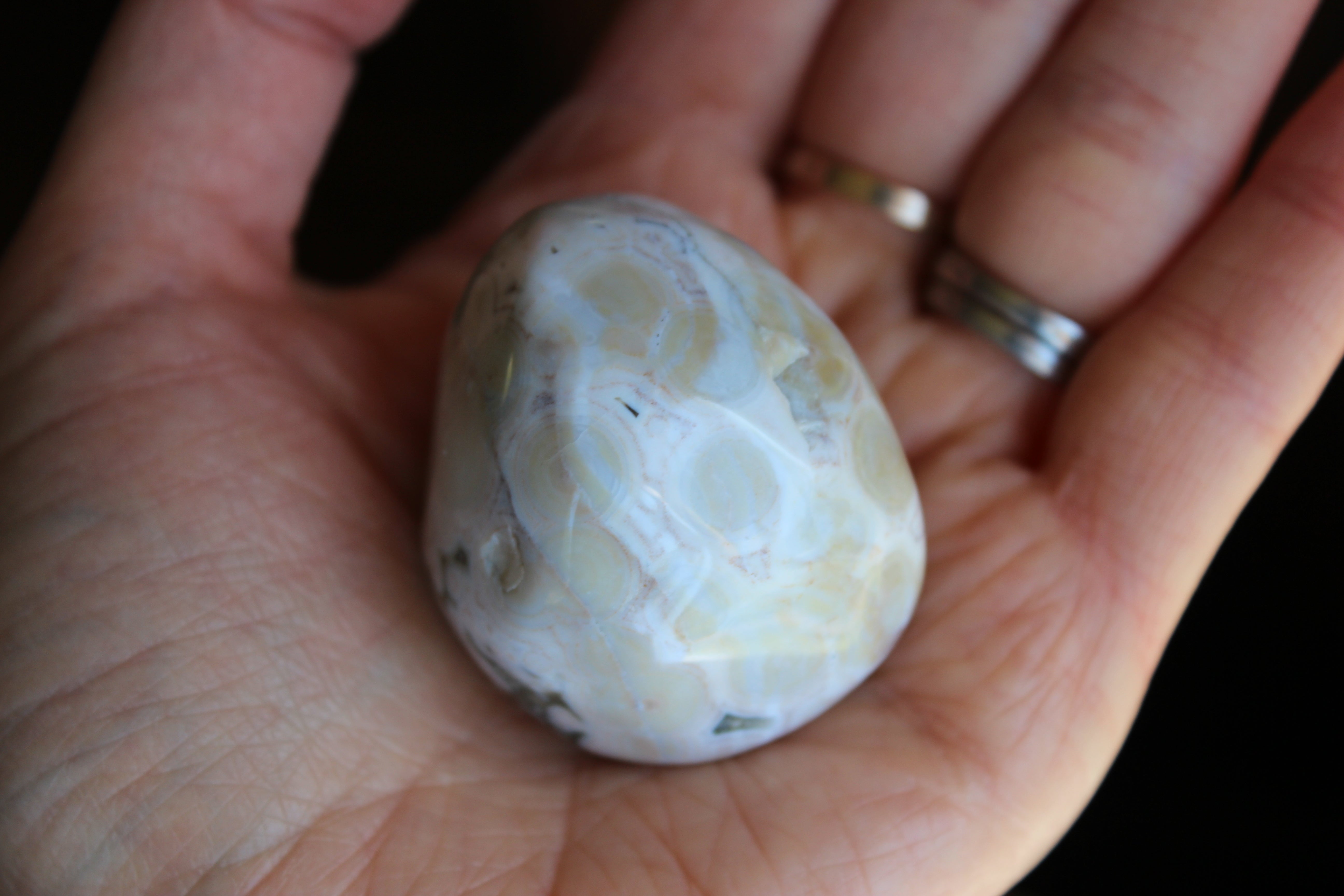Old stock ocean jasper pocket stone 1, new