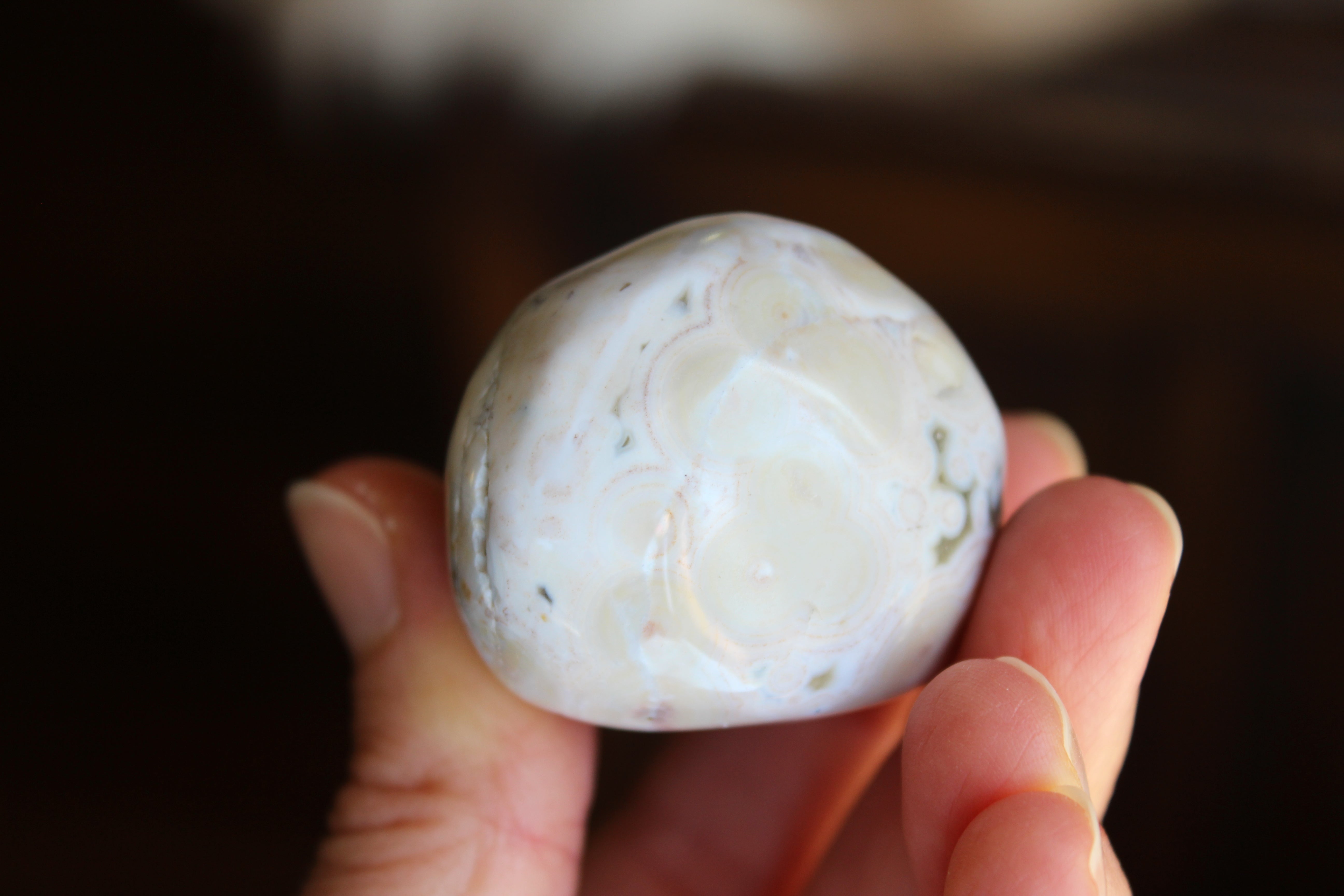 Old stock ocean jasper pocket stone 1, new