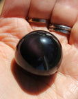 Rainbow obsidian sphere 1, new