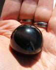Rainbow obsidian sphere 3, new