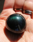 Rainbow obsidian sphere 4, new