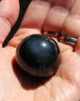 Rainbow obsidian sphere 4, new