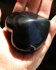 Rainbow obsidian heart 3, new