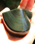 Rainbow obsidian heart 4, new