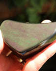 Rainbow obsidian heart 4, new