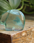 Rainbow fluorite bear 2, new