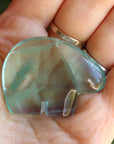 Rainbow fluorite bear 2, new
