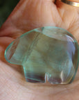 Rainbow fluorite bear 2, new