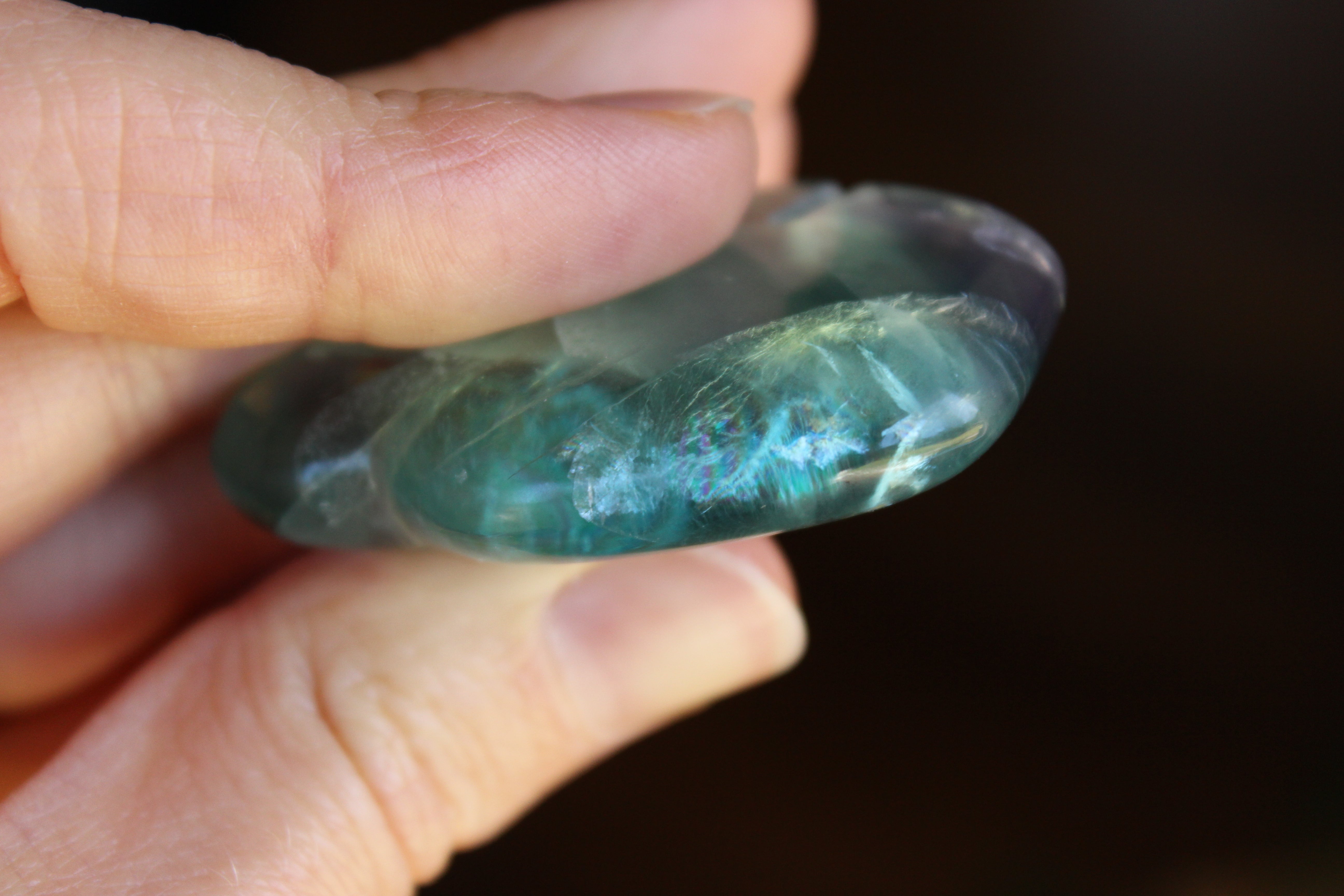 Rainbow fluorite buffalo 1, new