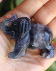 Fluorite elephant 1, new