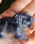 Fluorite elephant 2, new