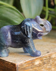 Fluorite elephant 3, new