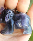 Fluorite elephant 3, new