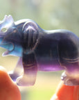 Fluorite elephant 4, new