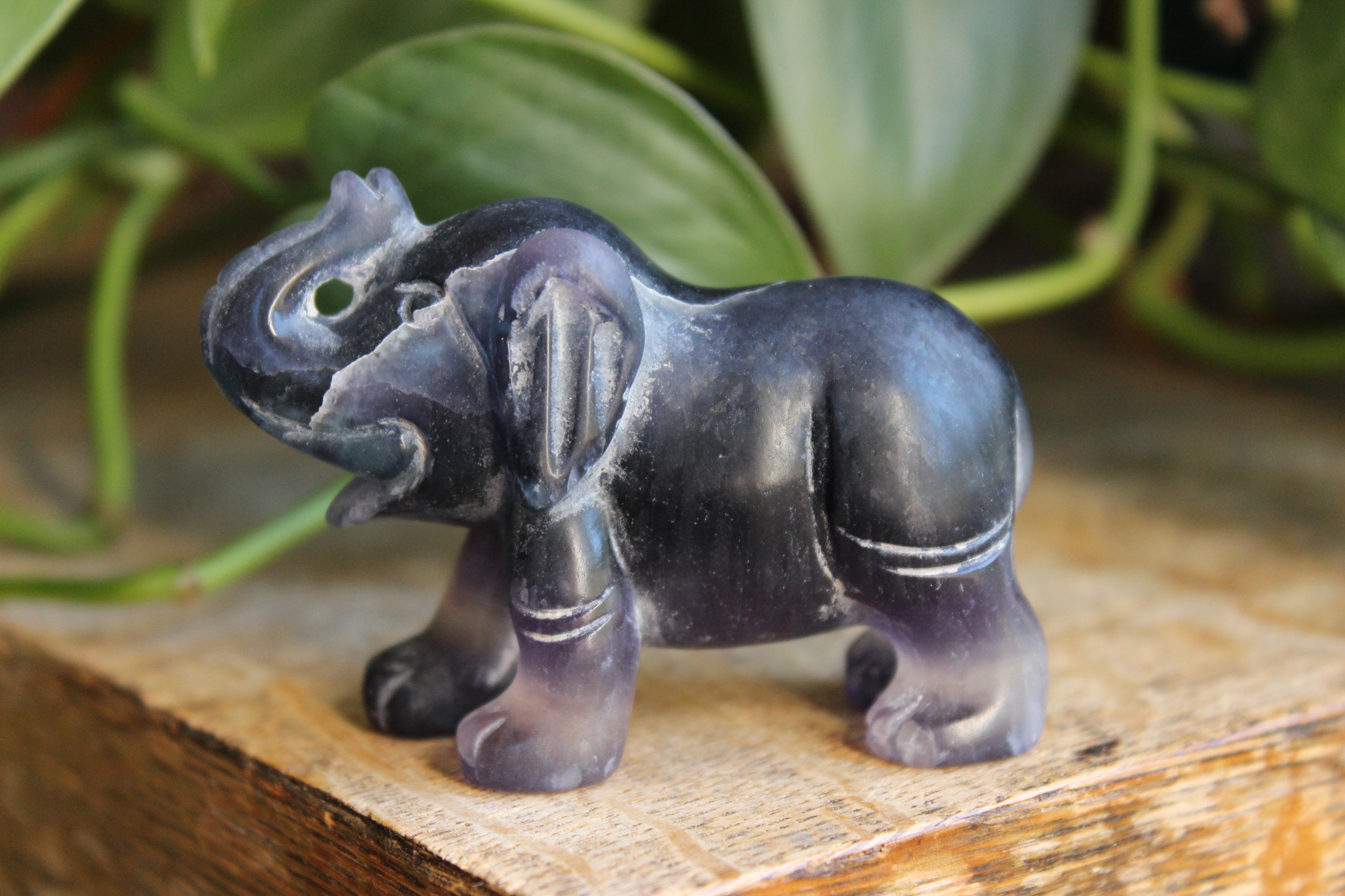 Fluorite elephant 4, new