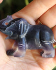 Fluorite elephant 4, new