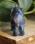 Fluorite elephant 5, new