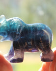 Fluorite elephant 6, new
